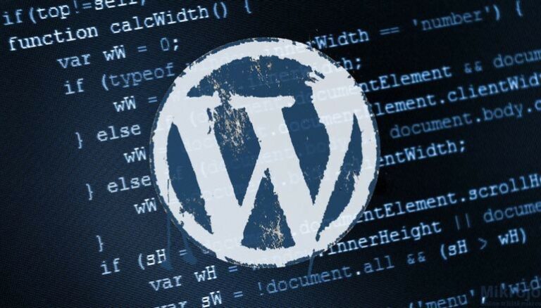 Odvirování wordpress www stránek