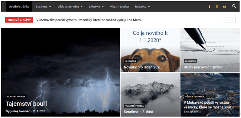 Publikace PR článků – filipesnews.cz