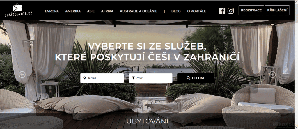 PR publikace článku na cestovatelském webu cesiposvete.cz