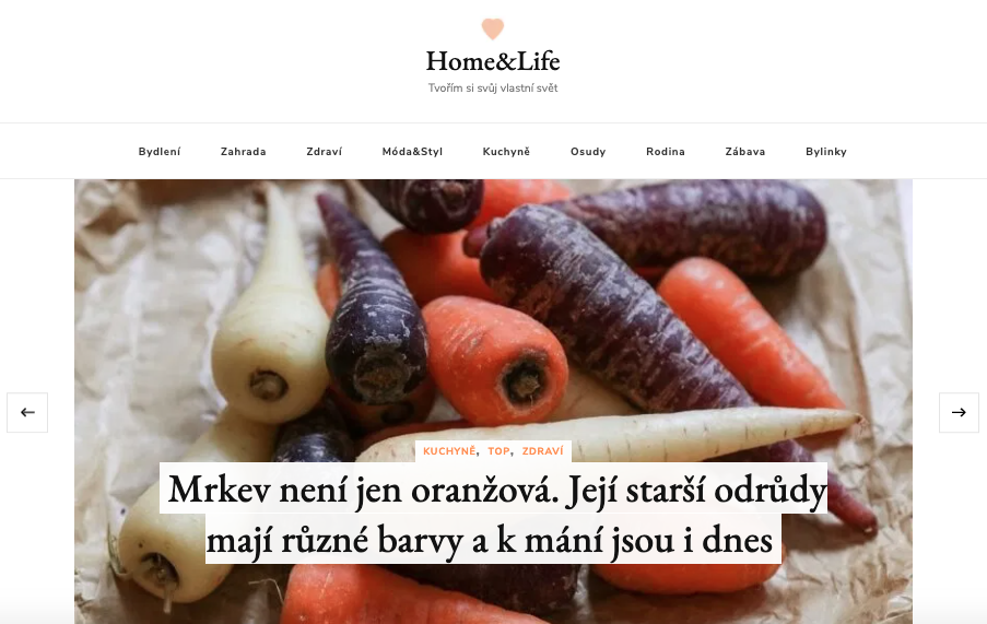 2947Publikace PR článku v magazínu Homeandlife.cz