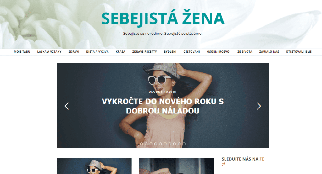 Trvalá publikace PR článků na webu Sebejistazena.cz