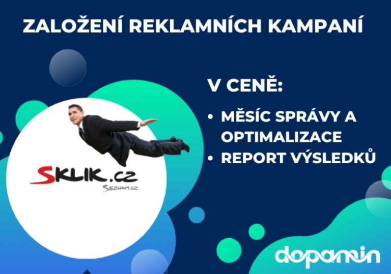 Založení/správa reklamního účtu Sklik