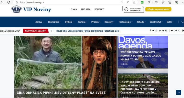 Napsání a publikace PR článku do VIP Novin