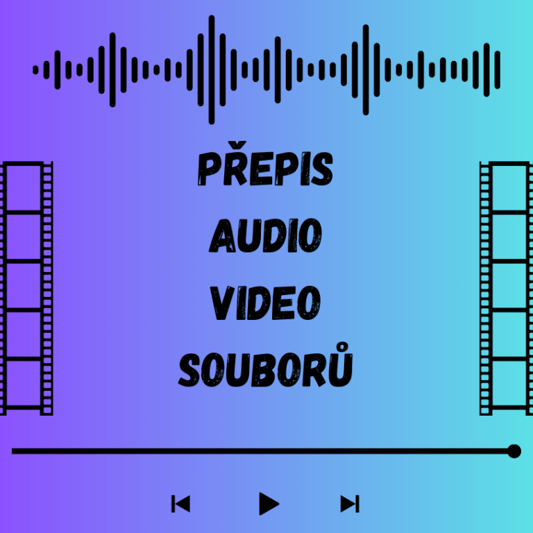 Přepis audio a video souborů