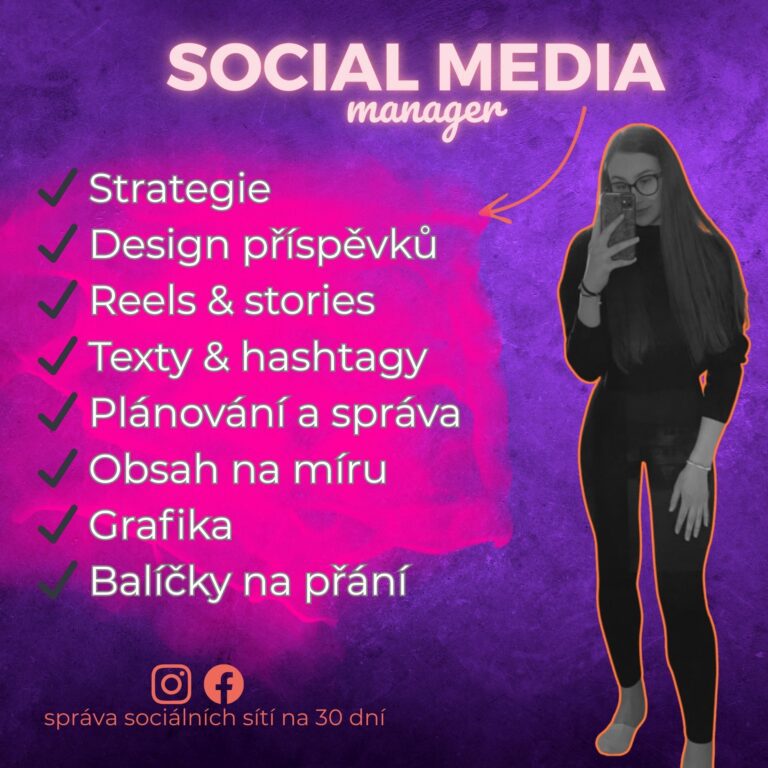 Budu váš social media manager